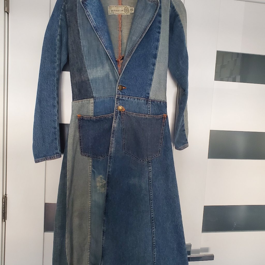 Patchwork Jeans Paszcz